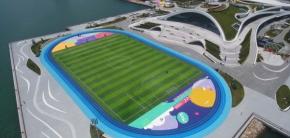 潮起港灣，綠滿操場！北京火炬生地人造草坪傾情助力“至海港灣--海上大操場”煥新起航